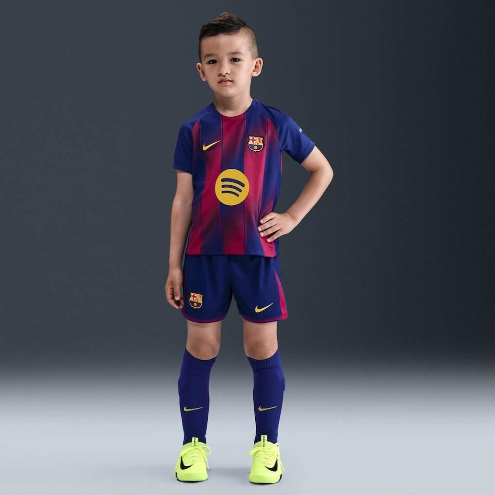 Barcelona Kids 25/26 Home Kit - Image 3
