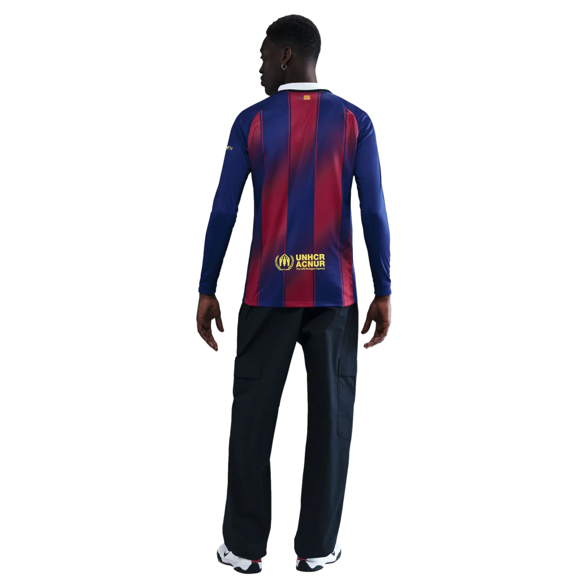 Barcelona Men's 25/26 Fan Home Long Sleeve Jersey - Image 5