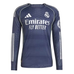 Real Madrid Men's 25/26 Player Away Long Sleeve Jersey