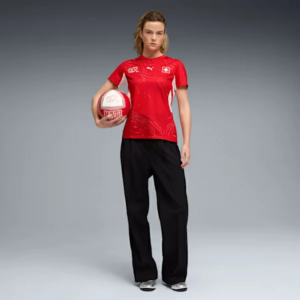 Switzerland 26 Home Women's Jersey (Fan Version) - Image 5