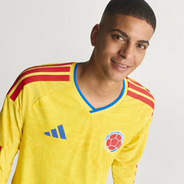Colombia 26 Home Long Sleeve Jersey (Player Version) - Image 7