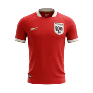 Front view of authentic Panama 2026 World Cup home soccer jersey player version with slim fit design.