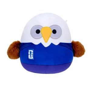 2026 USA Soccer Mascot Plush Toy - Ultra-soft Round American Eagle Stuffed Animal in Blue Kit