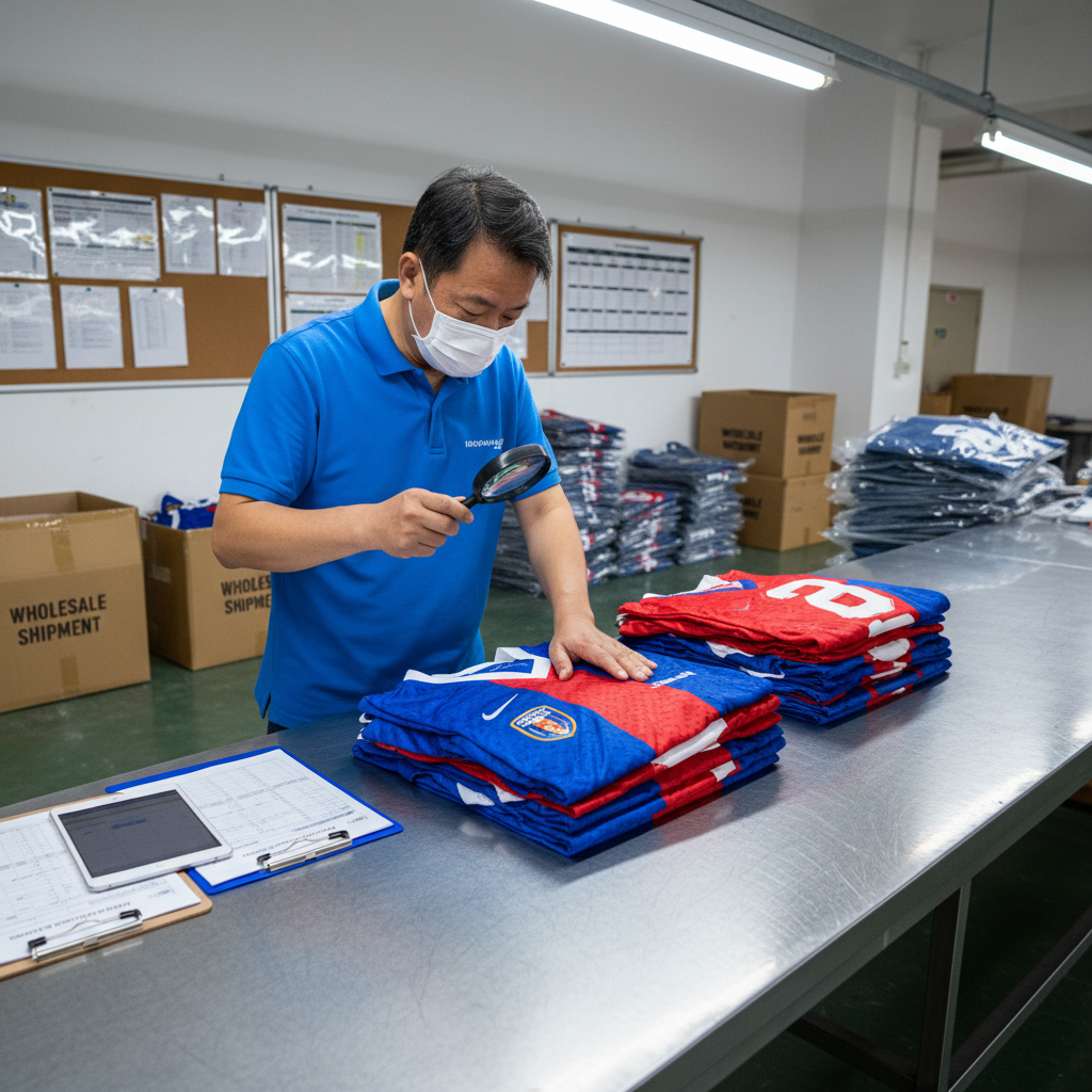 Wholesale Football Jerseys: How to Verify AQL Inspection Standards?